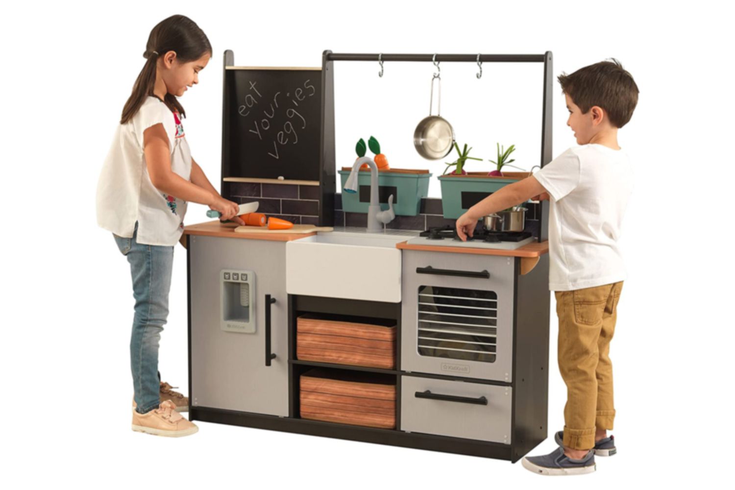 KidKraft Farm to Table Play Kitchen with EZ Kraft Assembly