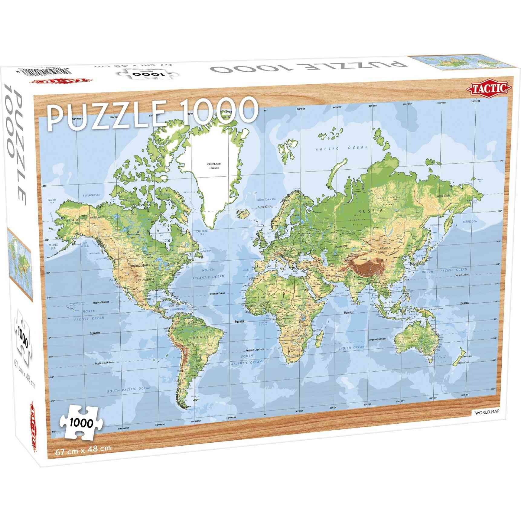 战术世界地图1000块拼图