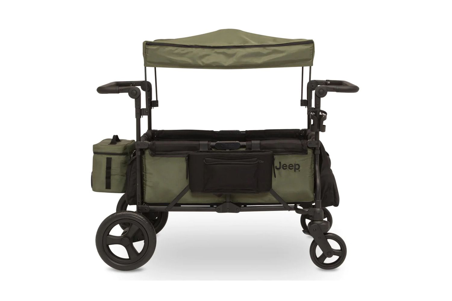 Jeep Deluxe Wrangler Wagon Stroller with Cooler Bag and Parent Organizer