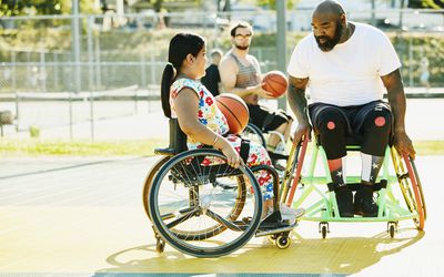 Wheelchair athletes