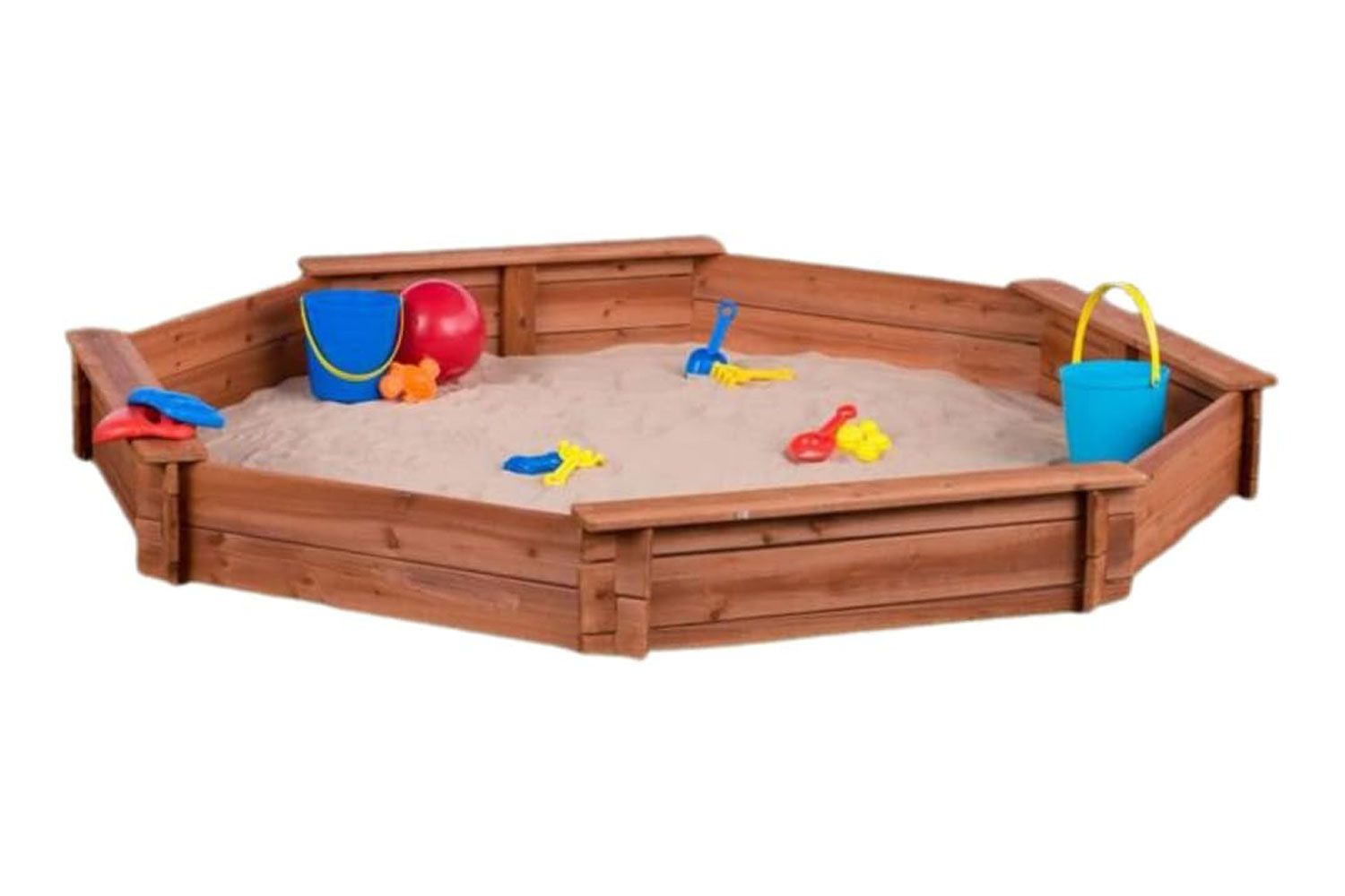 Amazon Cedar Creative Designs Octagon Wooden Sandbox with Cover