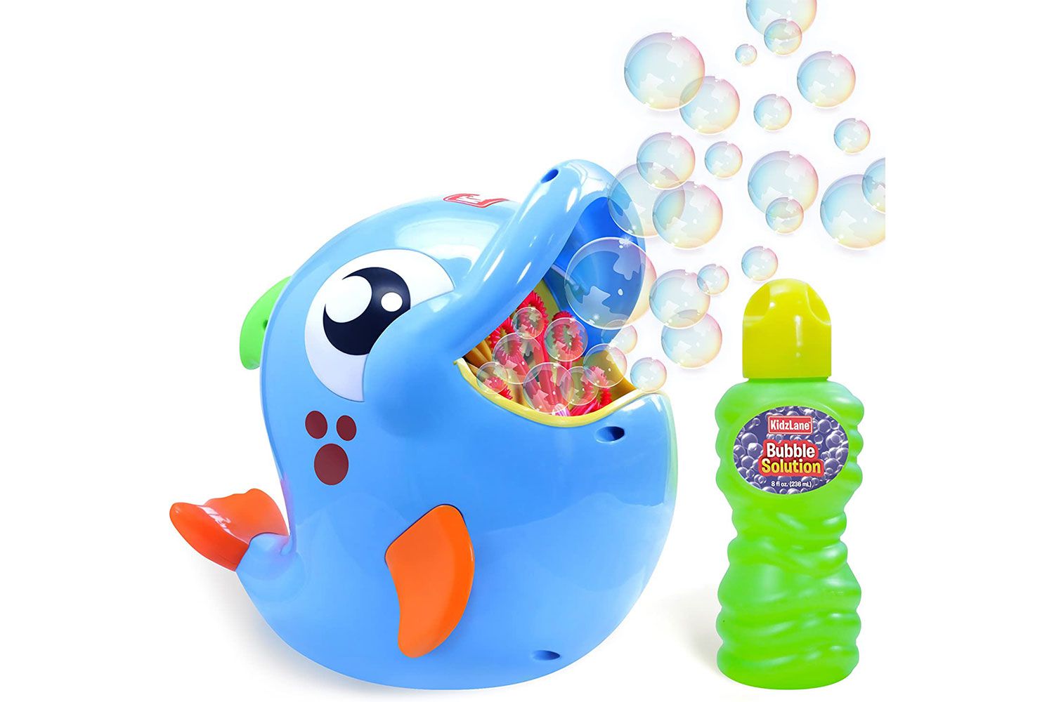 Kidzlane Bubble Machine for Kids | 2 Speed Bubble Blower Toy for Kids and Toddlers | Light Up Bubble Maker for Outdoor and Party Play | Bubble Toy for Ages...