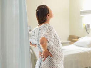 pregnant woman at hospital