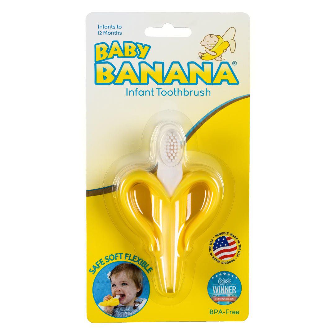 香蕉宝宝黄色香蕉牙刷