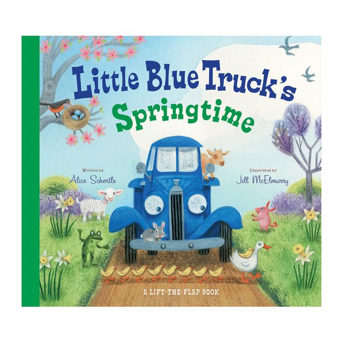 小蓝Truckâ’s Springtime Board Book