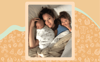 安吉丽·塞拉诺和她的两个孩子