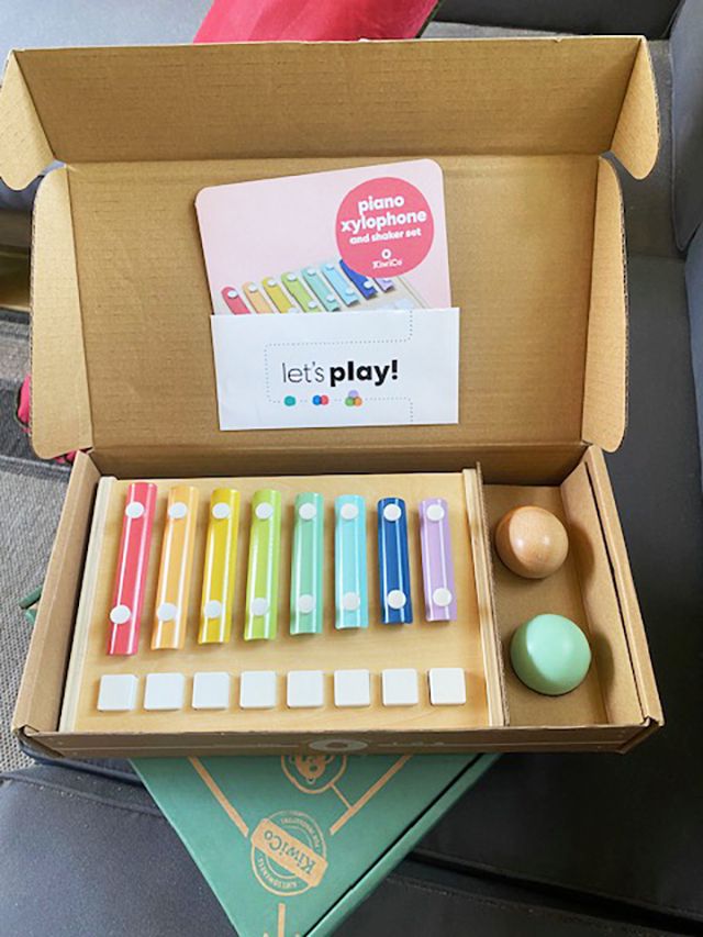 KiwiCo Review Toy Xylophone in Packaging