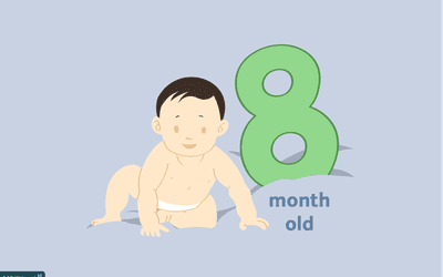 八个月大的婴儿