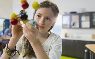 girl in classroom