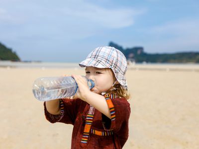 boy drinking