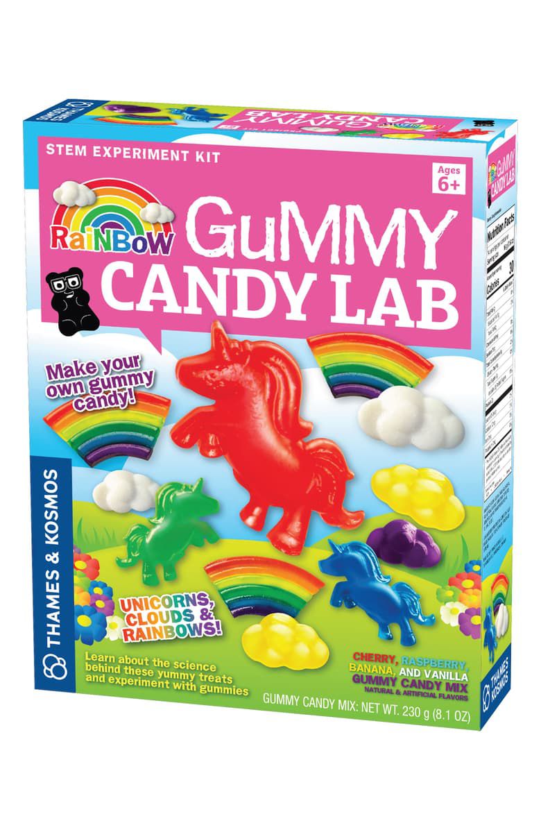 彩虹软糖实验室独角兽，云和彩虹!科学套件泰晤士和KOSMOS