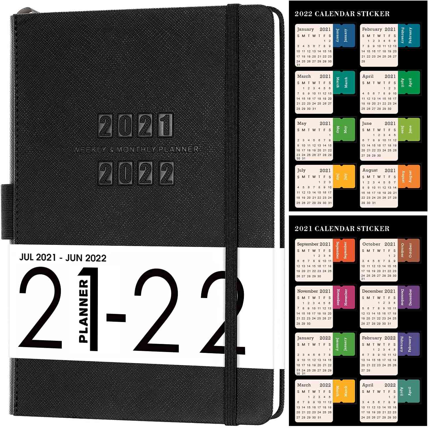 Artfan 2021-2022 Academic Weekly Monthly Planner