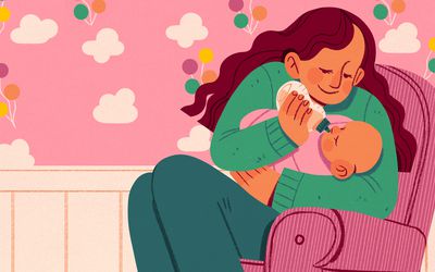 如果你不能母乳喂养，该如何应对——特蕾莎·奇奇的插图