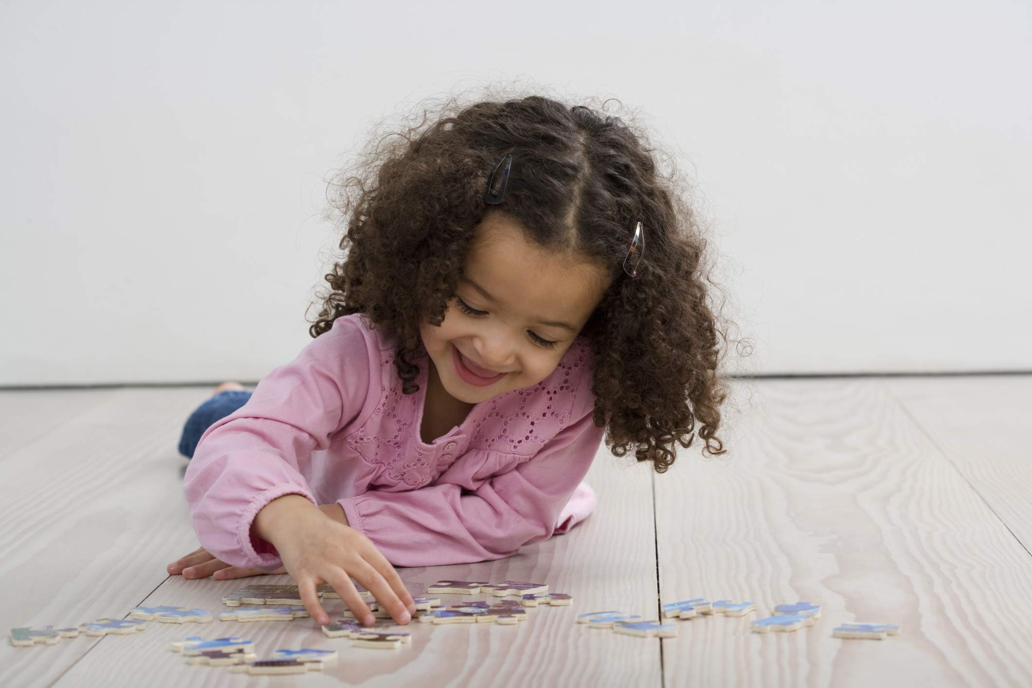 Girl with Puzzle