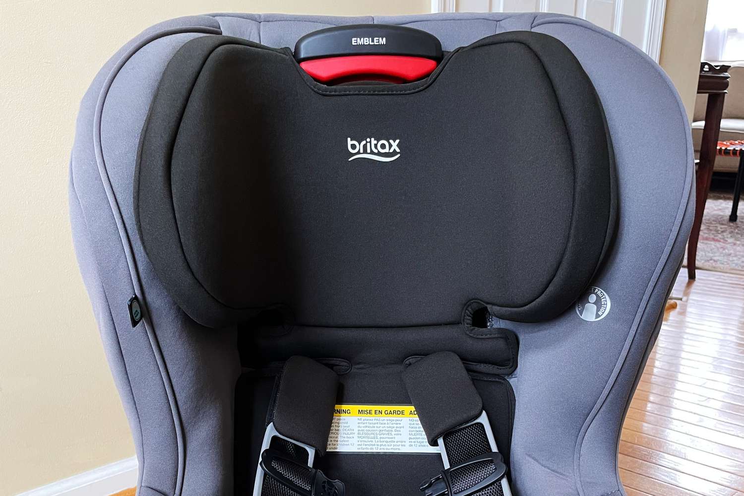 The Britax Emblem 3-Stage Convertible Car Seat out of the box