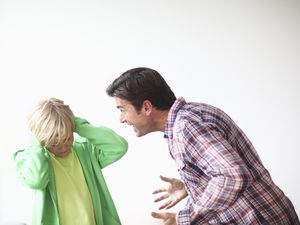 father yelling at child