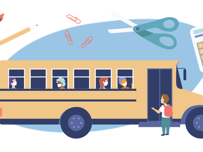 Illustration of schoolbus