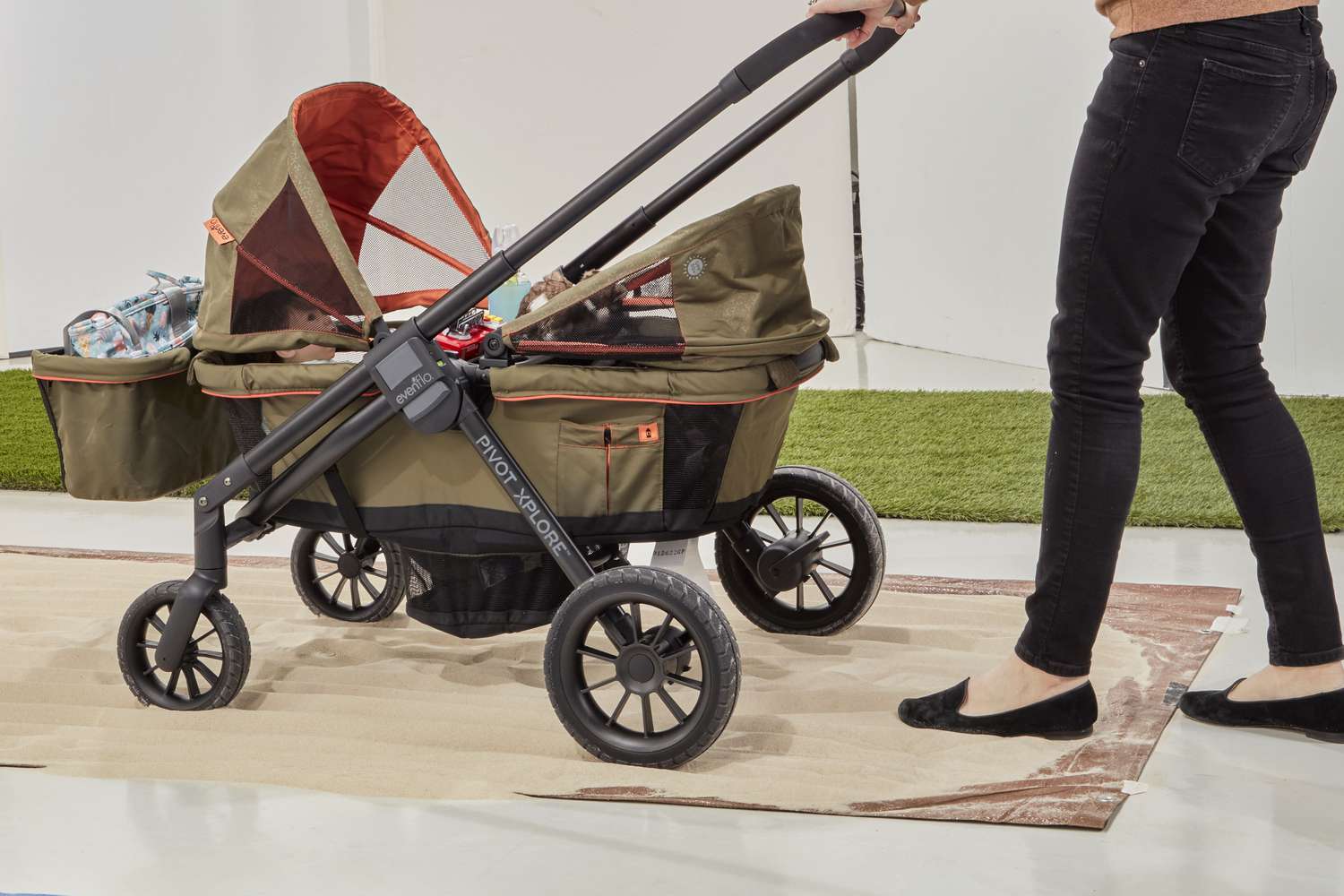 Evenflo Pivot Xplore All-Terrain Double Stroller Wagon