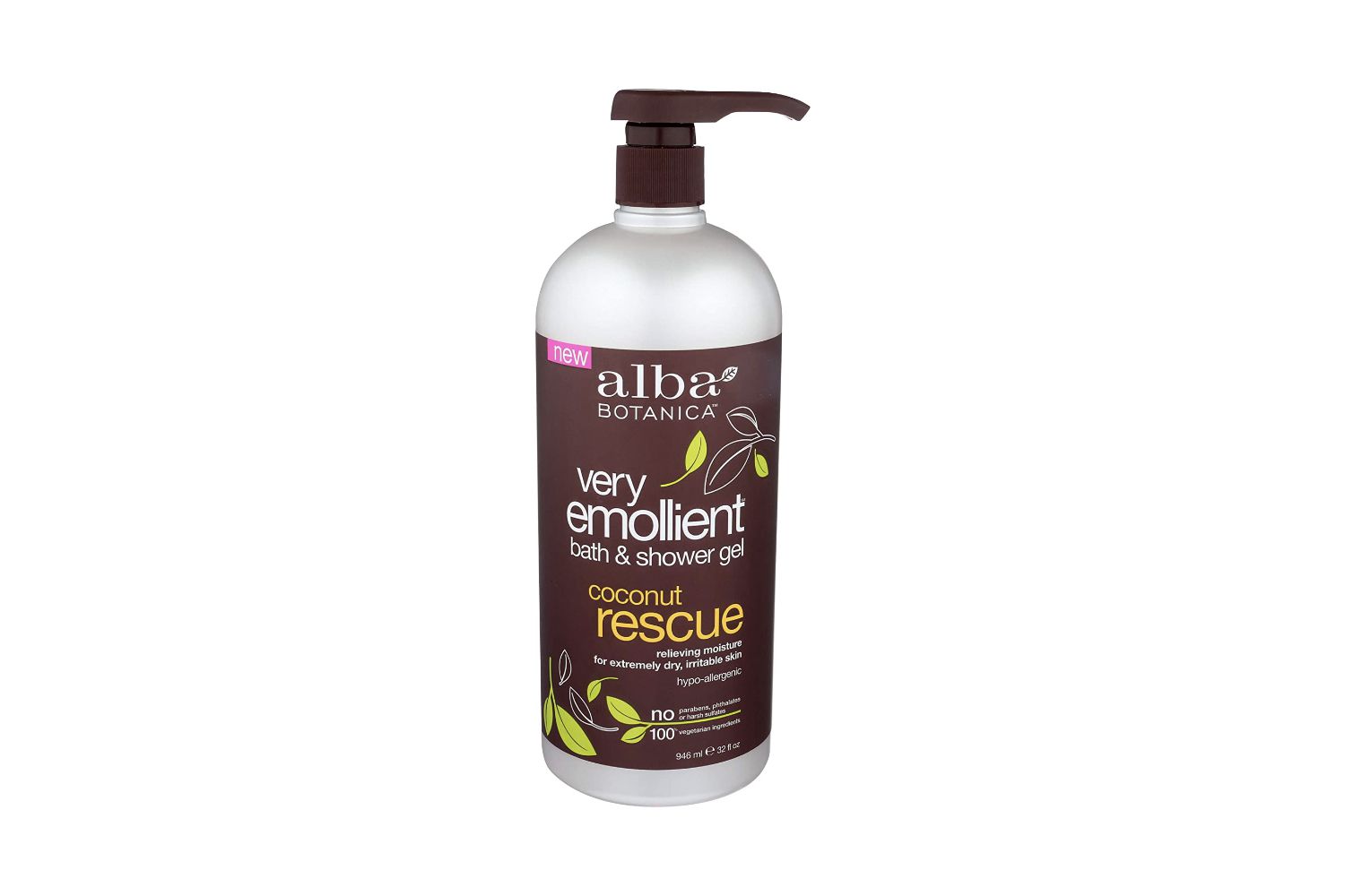 Alba Botanica Very Emollient Coconut Rescue Body Wash