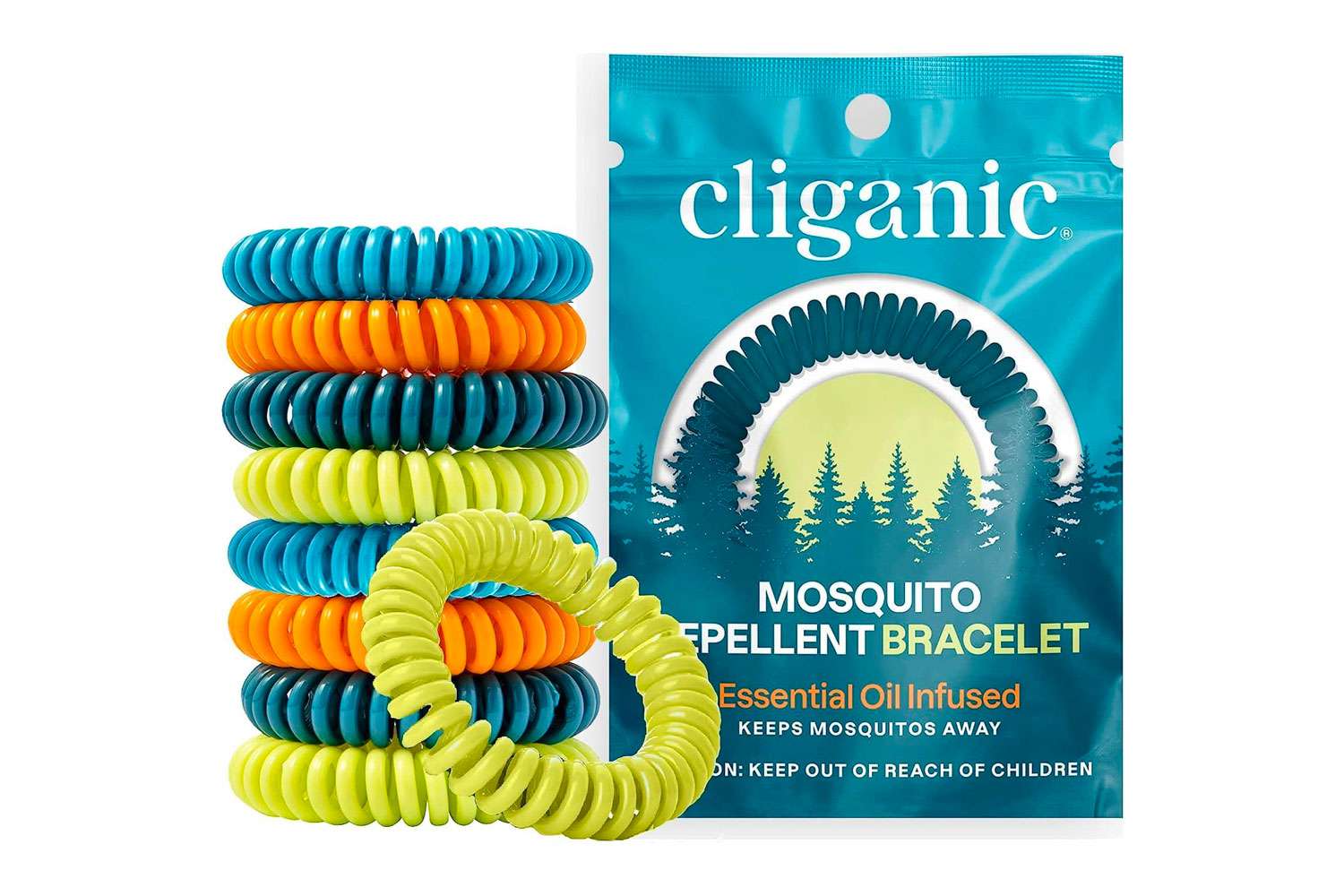 Amazon Cliganic 10 Pack Mosquito Repellent Bracelets