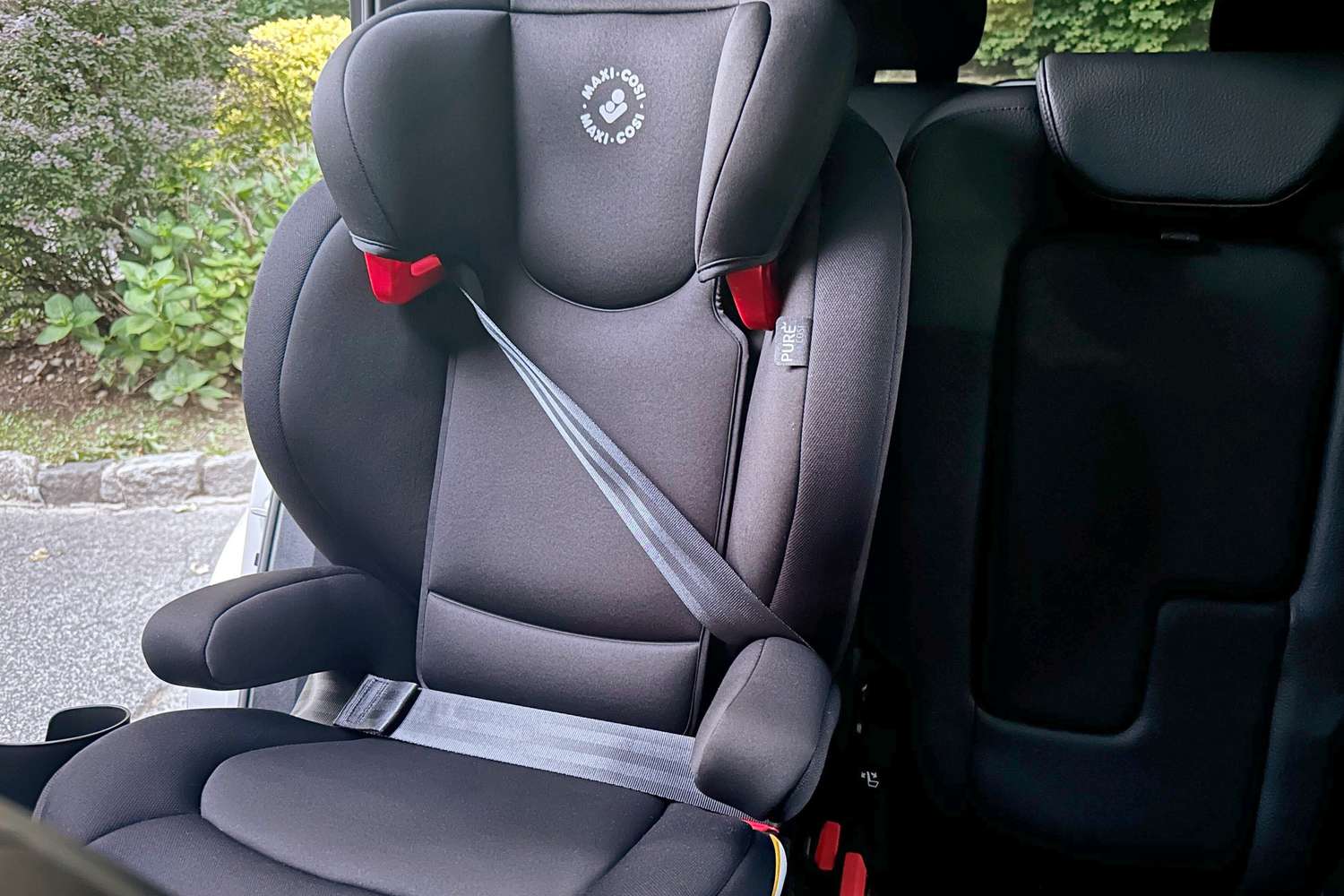 The Maxi-Cosi RodiSport Booster Car Seat installed in a car