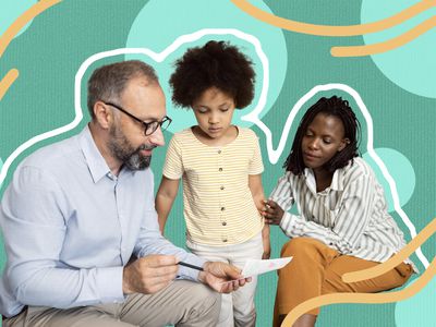 How to Talk to Your Kid About Their Biracial Identity - Photo Illustration by Amelia Manley - Image of two adults and a child
