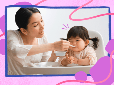 Mom feeding baby oatmeal