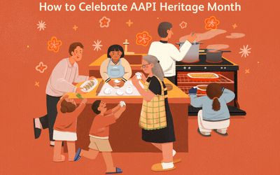 如何庆祝AAPI传统月-插图由Julie Bang
