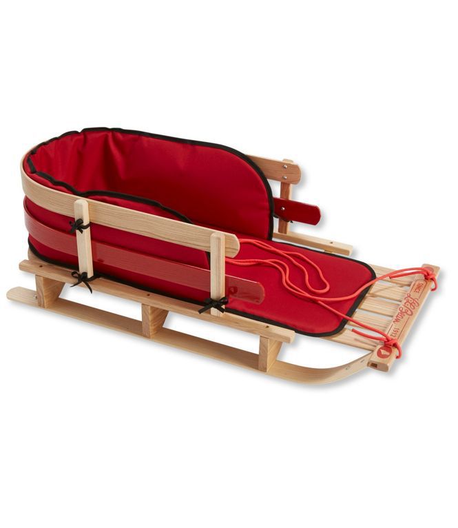 LL Bean Kids' Pull Sled and Cushion Set