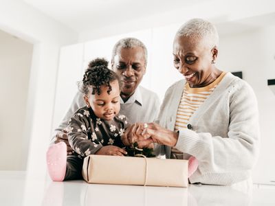 grandparents with baby