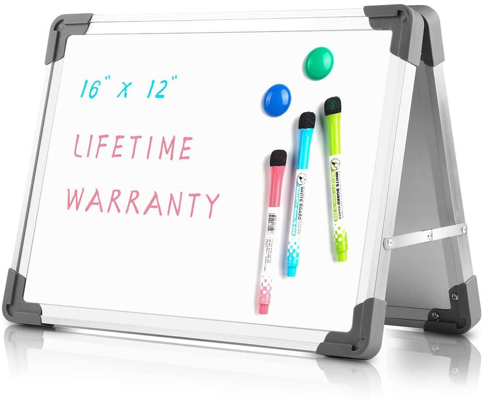 TSJ OFFICE Foldable Dry-Erase Magnetic Whiteboard