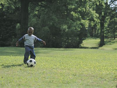 Games to play alone - soccer footwork