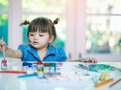 toddler painting