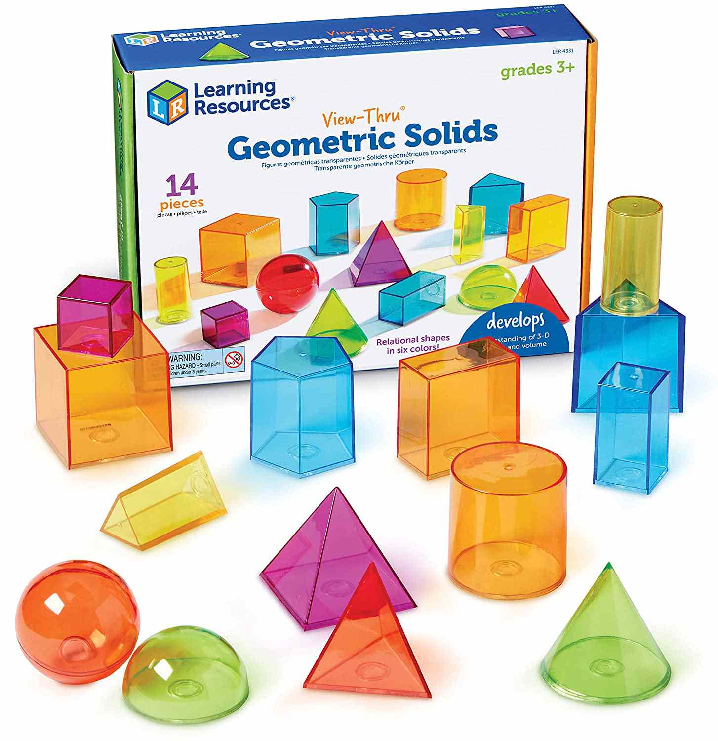 Learning Resources View-Through Geometric Solids