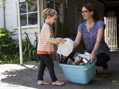 recycling family