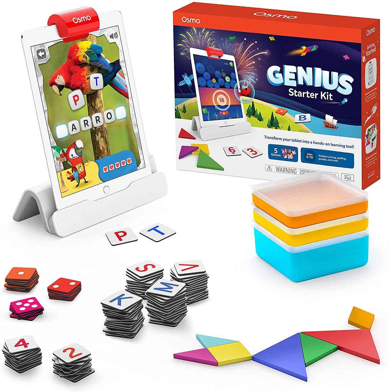 Osmo Genius Starter Kit for iPad＂width=