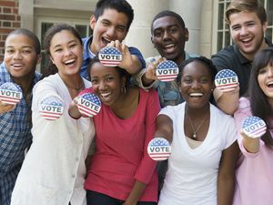 Encourage your teenager to vote.