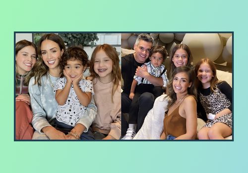 Jessica Alba and her family