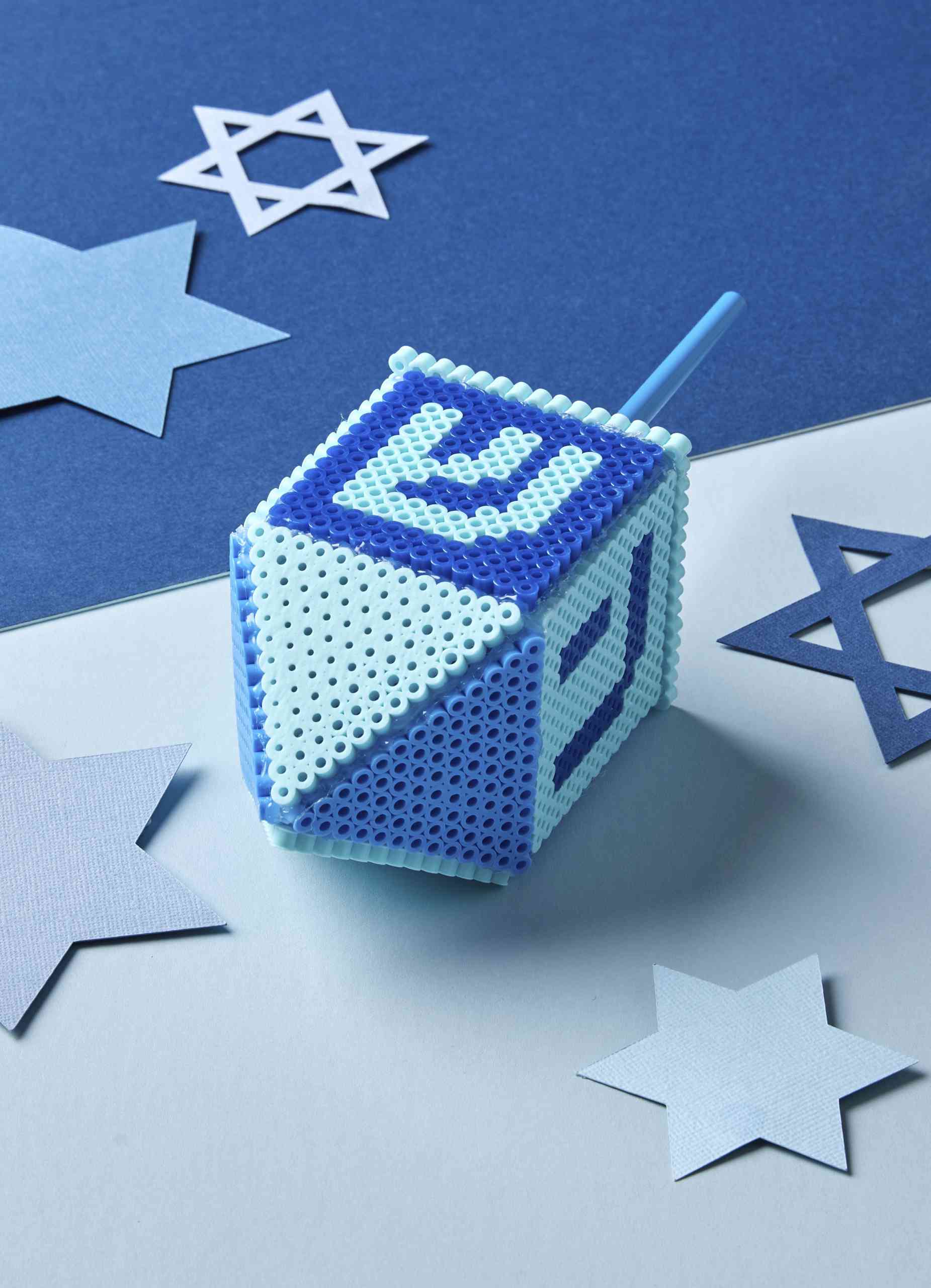 Perler Bead Dreidel