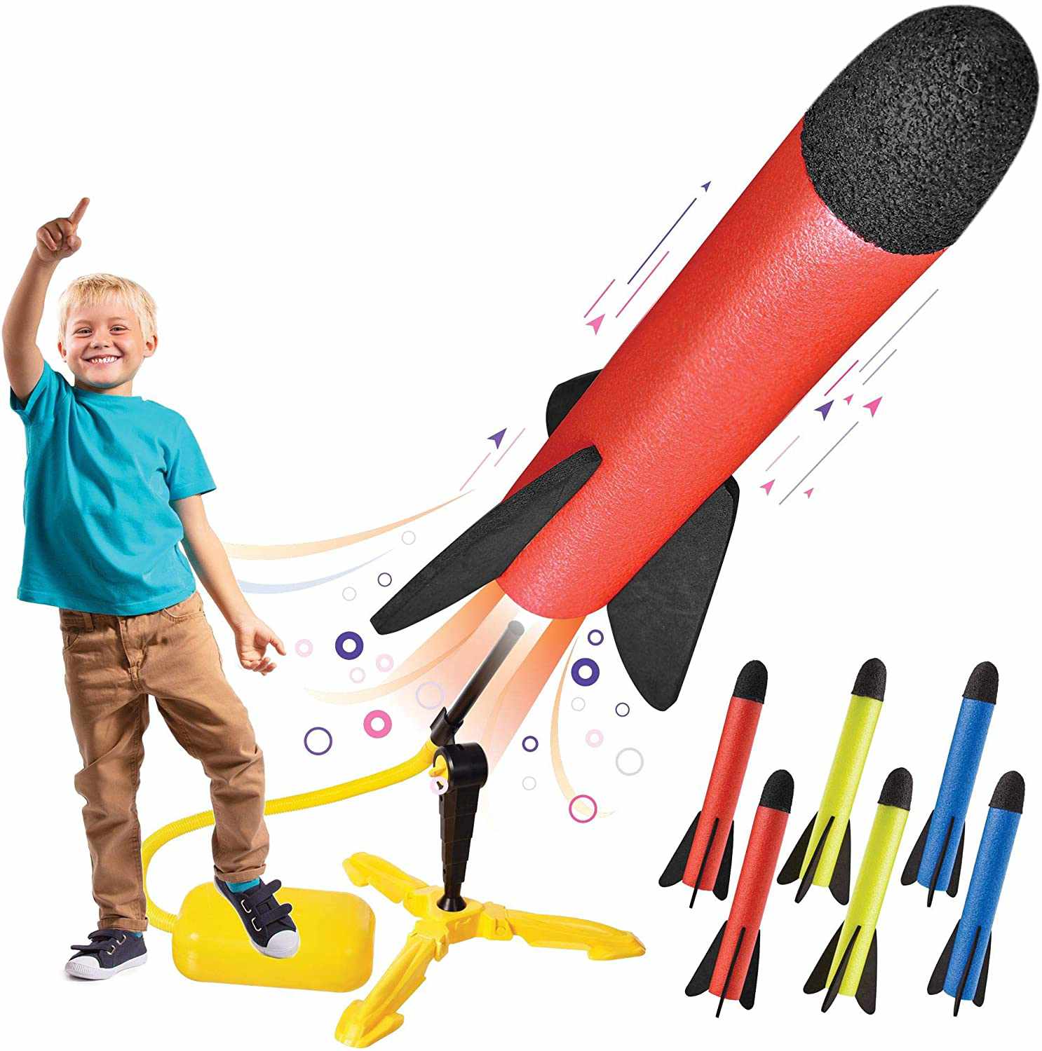 Motoworx玩具火箭发射器套装
