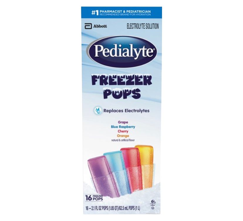 Pedialyte冷冻棒棒糖