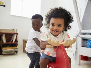 toddlers playing